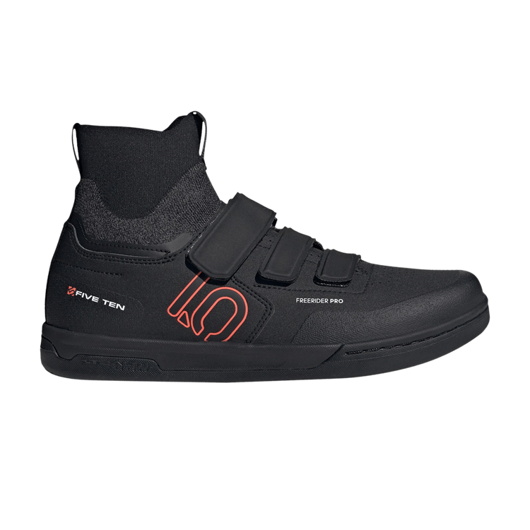 Adidas Five Ten Freerider Pro Mid 'Black Solar Red' — Core Black/Solar Red/Grey Three