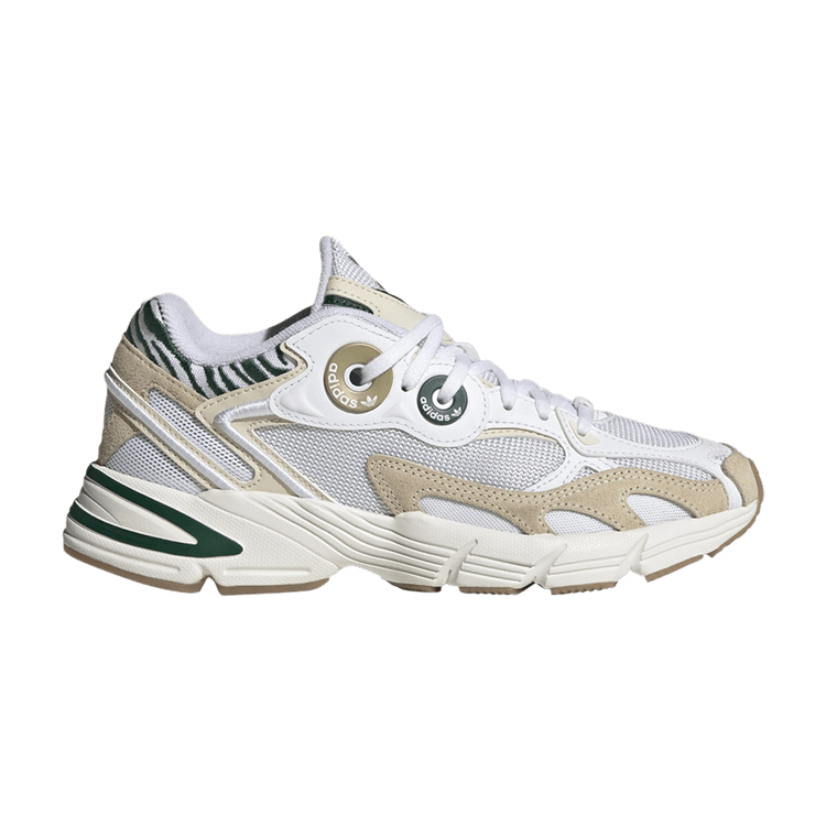 Adidas Wmns Astir 'White Green Animal Print' — Cloud White/Core White/Dark Green