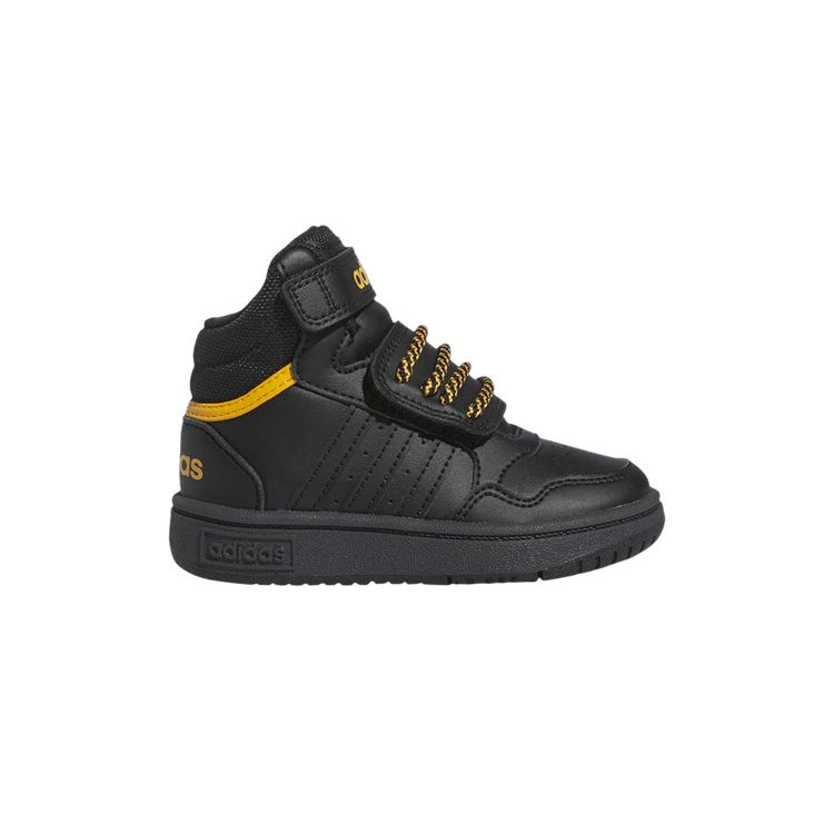 Adidas Hoops 3.0 Mid I 'Black Preloved Yellow' — Core Black/Core Black/Preloved Yellow