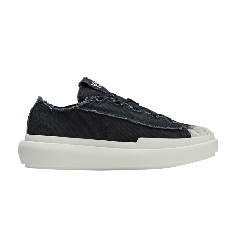 adidas Y-3 Nizza Low 'Worn-In - Black Off White' — Black/Black/Off White