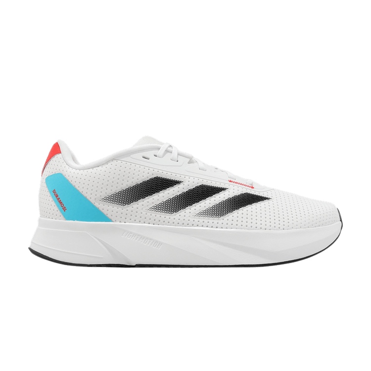 Adidas Duramo SL 'White Core Black Lucid Cyan' — Cloud White/Core Black/Lucid Cyan