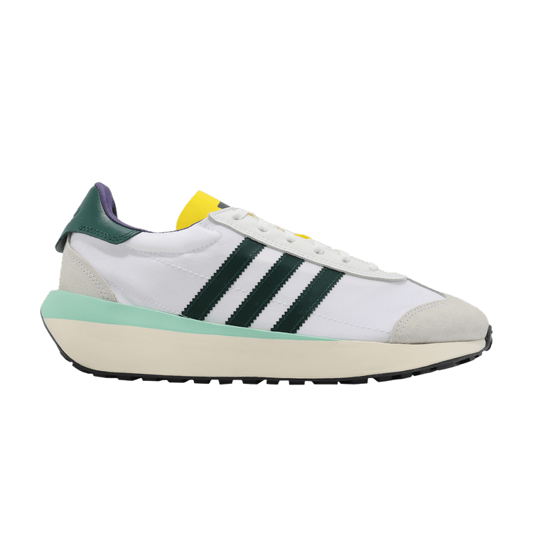 Adidas Country XLG 'White Collegiate Green Yellow' — Cloud White/Collegiate Green/Yellow
