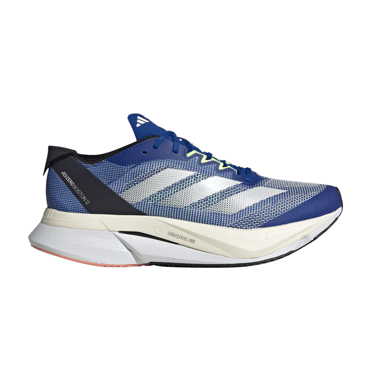 adidas Wmns Adizero Boston 12 'Royal Blue Zero Metallic' — Royal Blue/Zero Metallic/Lucid Lemon
