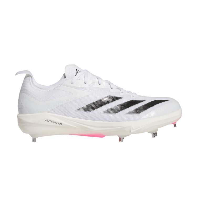 Adidas Adizero Electric+ 'White Black Pink' — Cloud White/Core Black/Off White