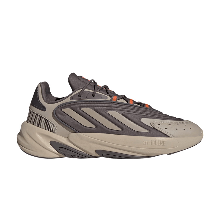 Adidas Ozelia 'Charcoal Wonder Beige' — Charcoal/Wonder Beige/Orange