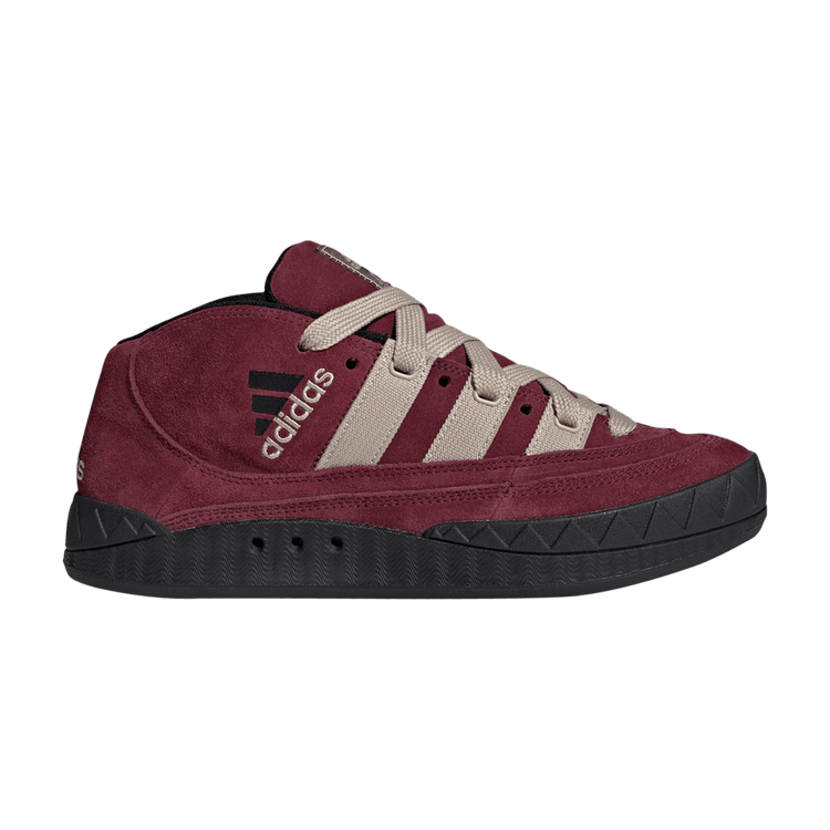 adidas Adimatic Mid 'Maroon Wonder Beige' — Maroon/Wonder Beige/Core Black