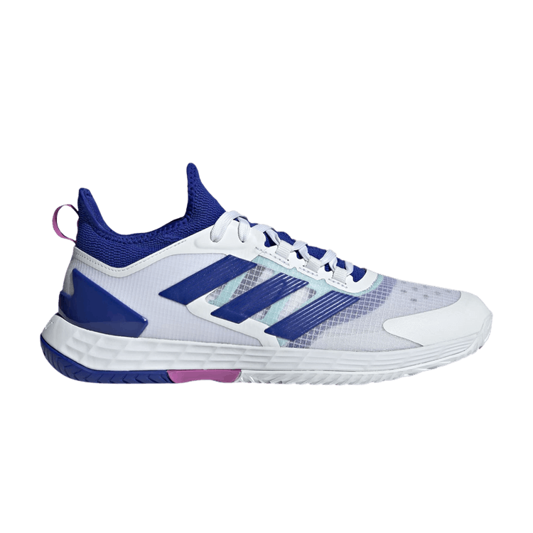 Adidas Adizero Ubersonic 4.1 'White Lucid Blue' — Cloud White/Lucid Blue/Purple Burst