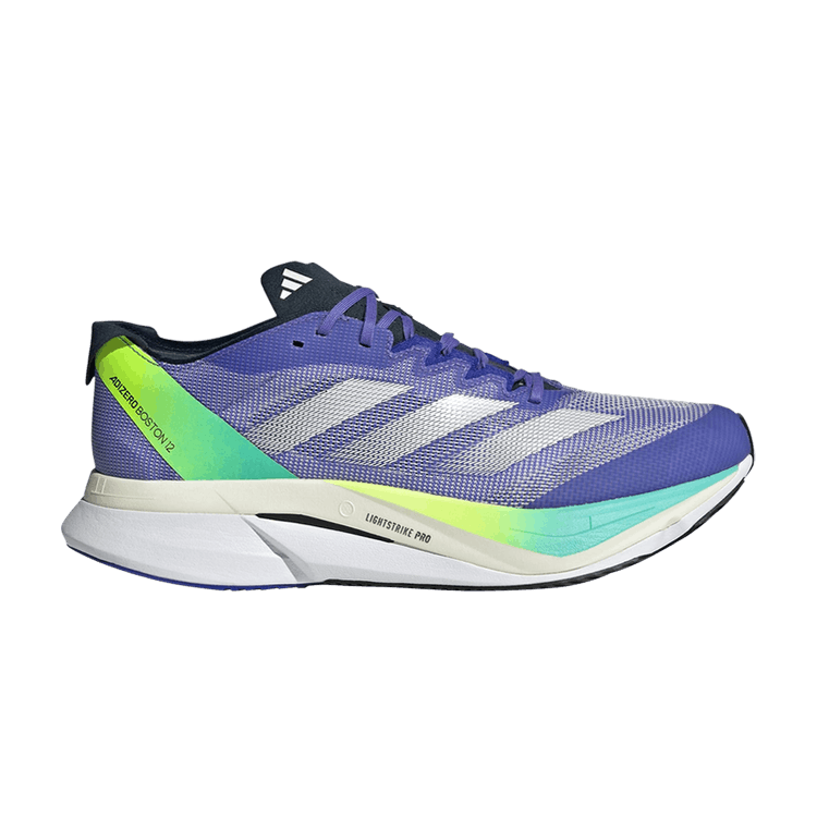 adidas Adizero Boston 12 'Cobalt Blue Zero Metallic' — Cobalt Blue/Zero Metallic/Lucid Blue