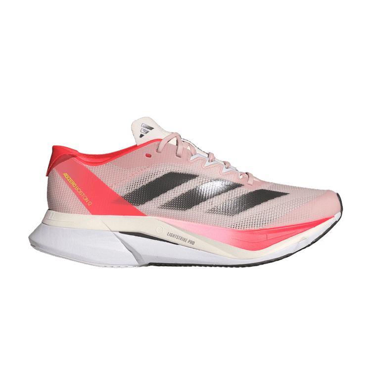 adidas Wmns Adizero Boston 12 'Sandy Pink Aurora Metallic' — Sandy Pink/Aurora Metallic/Solar Red