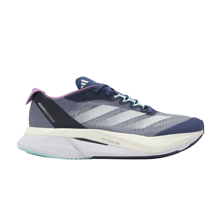 Adidas Wmns Adizero Boston 12 'Preloved Ink Zero Metallic' — Preloved Ink/Zero Metallic/Aurora Ink