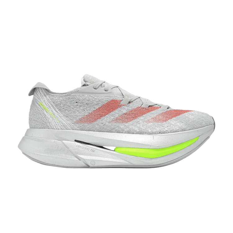 Adidas Adizero Prime X 2.0 Strung 'Glory Grey Lucid Red' — Grey Two/Lucid Red/Glory Grey