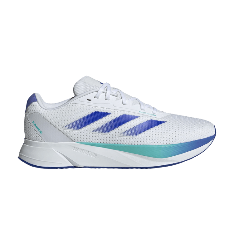 Adidas Duramo SL 'White Lucid Blue' — Cloud White/Lucid Blue/Flash Aqua