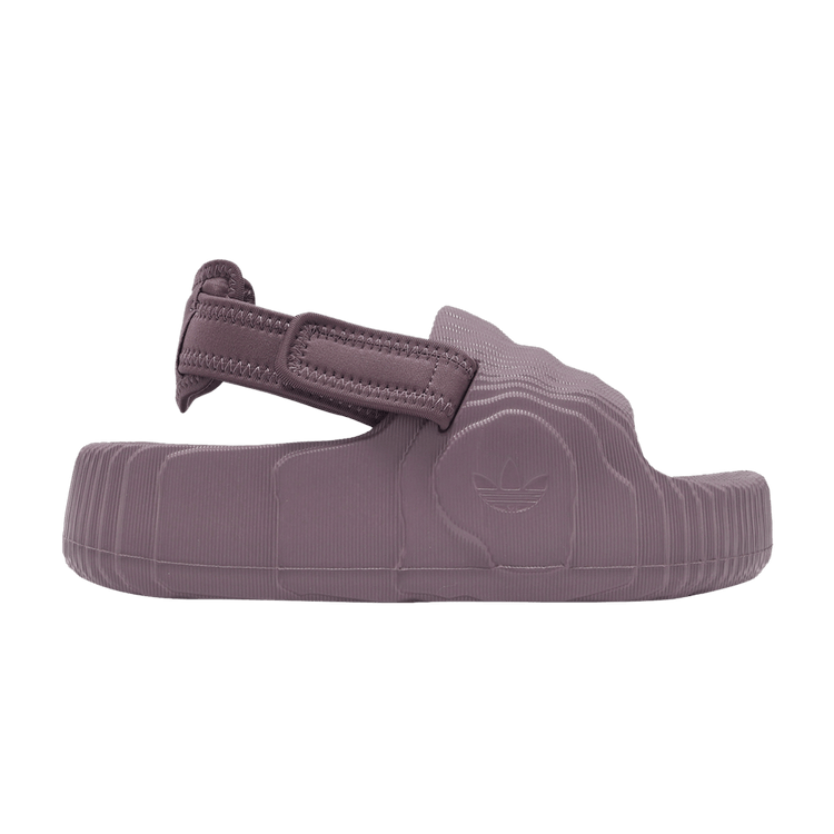 Adidas Wmns Adilette 22 XLG Slide 'Shadow Fig' — Shadow Fig/Cloud White/Shadow Fig