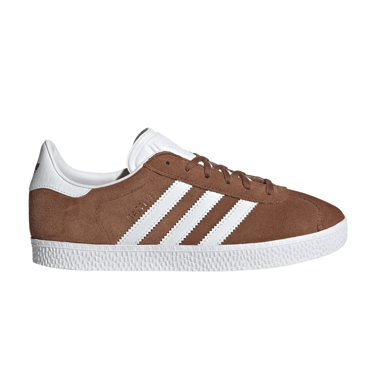 Adidas Gazelle J 'Preloved Brown' — Preloved Brown/Cloud White/Gold Metallic