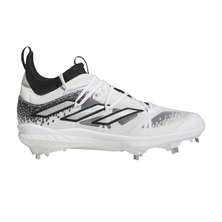Adidas Adizero Afterburner 9 NWV 'White Black' — Core Black/Silver Metallic/Cloud White