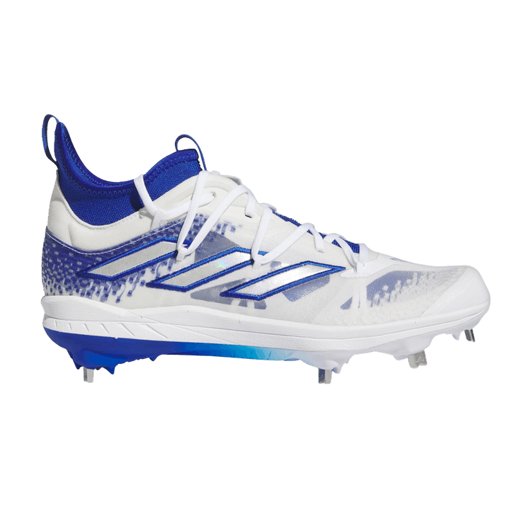 Adidas Adizero Afterburner 9 NWV 'White Royal Blue' — Royal Blue/Silver Metallic/Cloud White