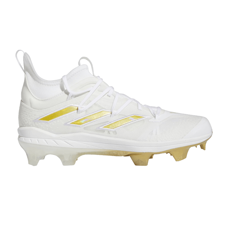 Adidas Adizero Afterburner 9 NWV TPU 'White Gold' — Cloud White/Gold Metallic/Cloud White