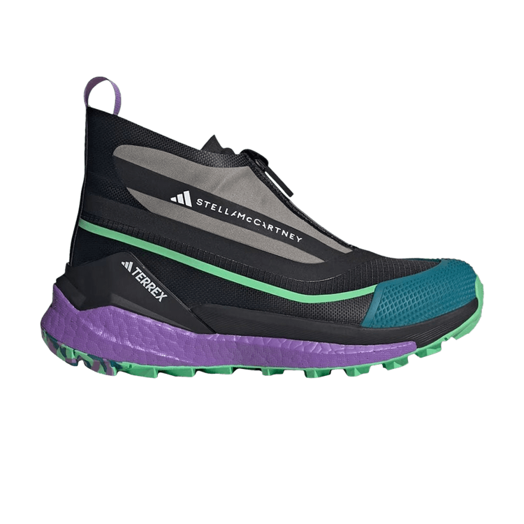 Stella McCartney x adidas Terrex Free Hiker GORE-TEX 'Black Lilac Green' — Core Black/Semi Flash Green/Deep Lilac