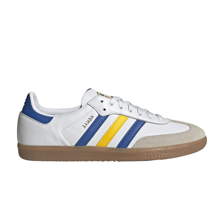 Adidas Samba Team 'Leeds United FC' — Footwear White/Blue/Gum 4