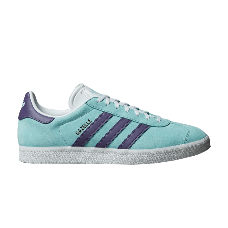 Adidas Gazelle 'Clear Aqua' — Clear Aqua/Tech Purple/Cloud White
