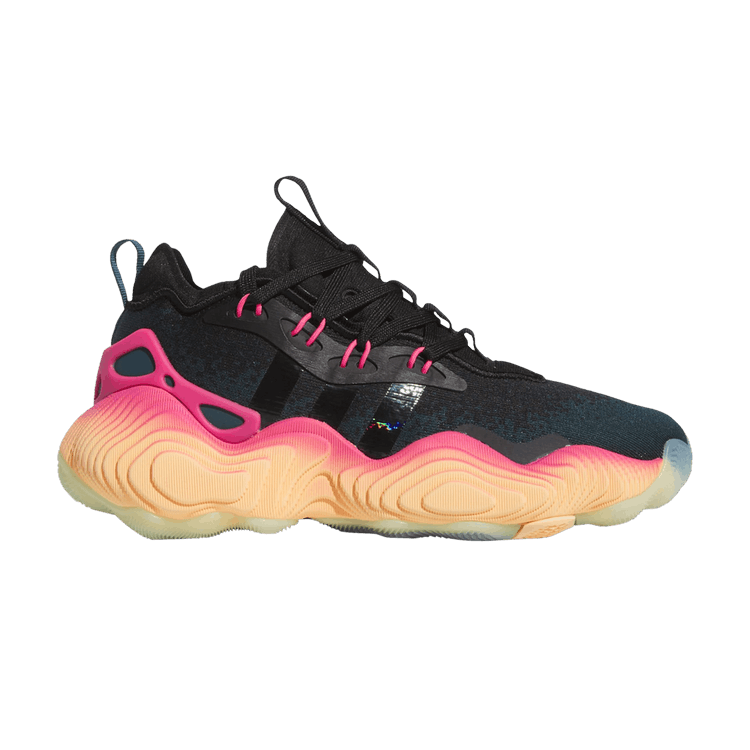 Adidas Trae Young 3 J 'From The Ground Up' — Arctic Night/Core Black/Acid Orange