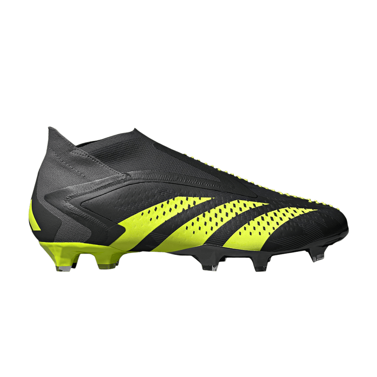 Adidas Predator Accuracy+ Injection FG 'Crazycharged Pack' — Core Black/Team Solar Yellow/Grey Five