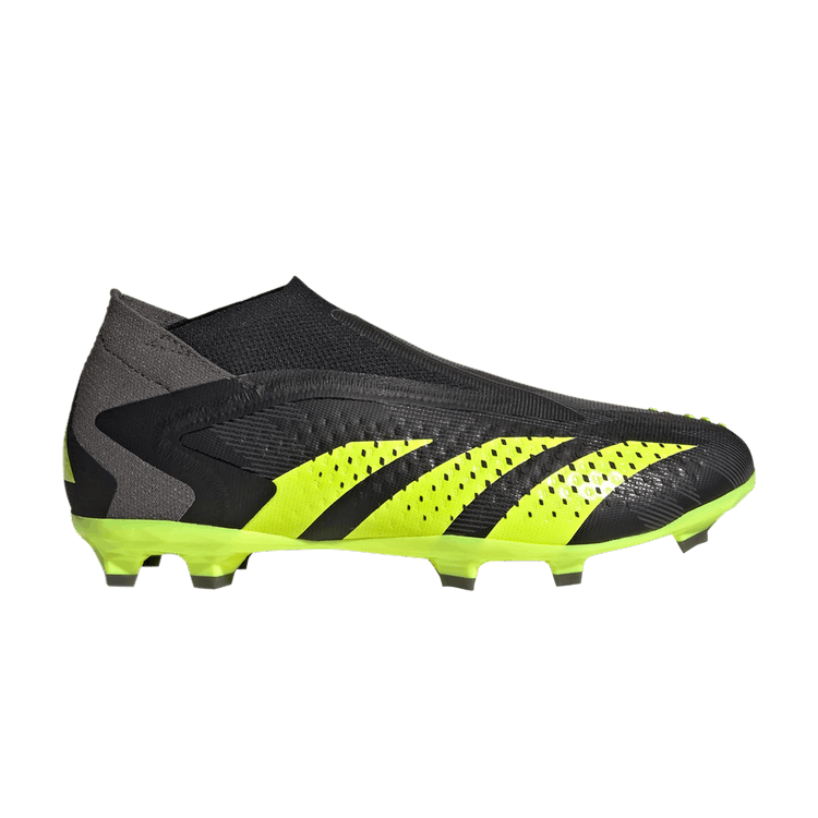 Adidas Predator Accuracy+ Injection FG J 'Crazycharged Pack' — Core Black/Team Solar Yellow/Grey Five