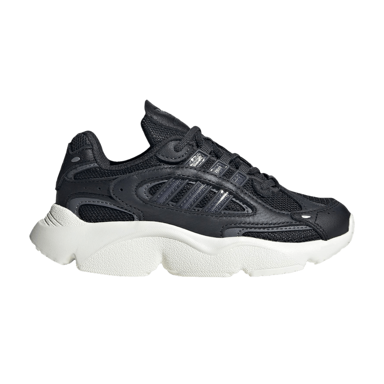 adidas Ozmillen Elastic Lace J 'Carbon Grey' — Carbon/Grey Six/Core Black