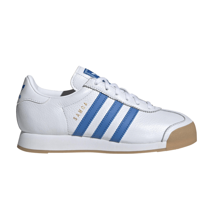 Adidas Samoa J 'White Blue Bird' — Footwear White/Blue Bird/Gum 3