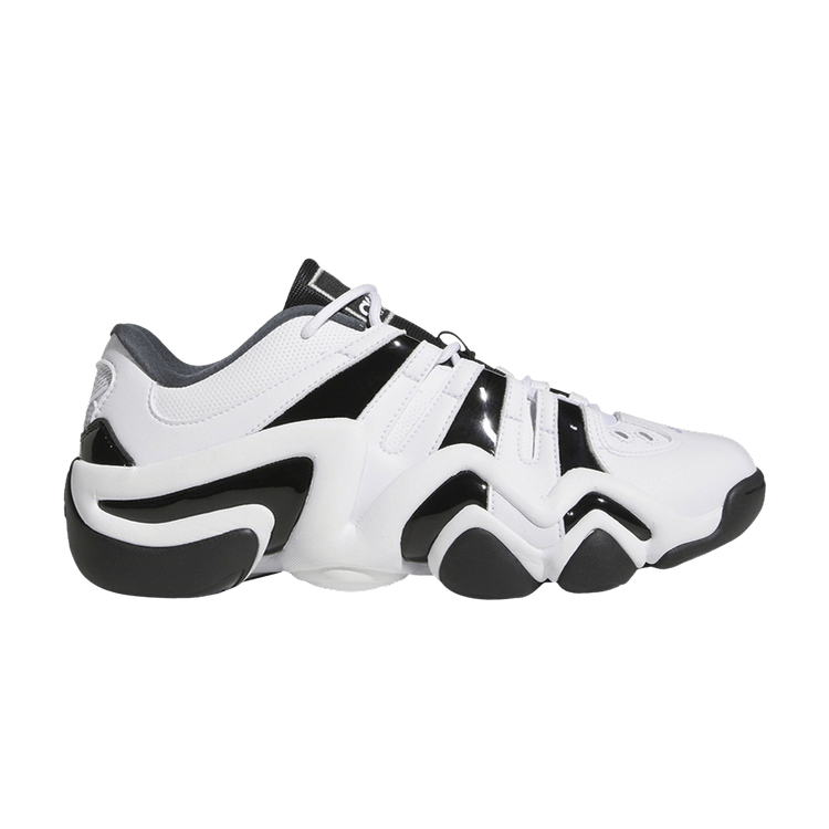 adidas Crazy 8 Low 'White Black' — Footwear White/Core Black/Collegiate Purple