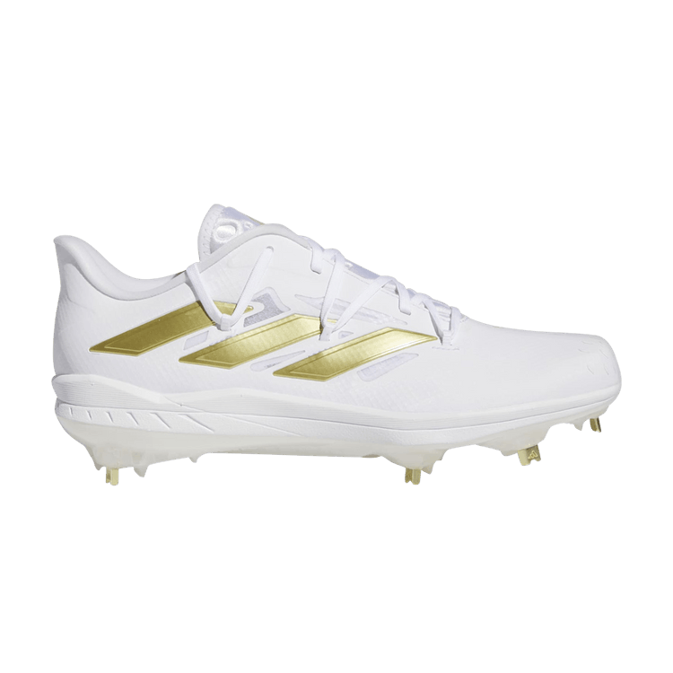 Adidas Adizero Afterburner 9 'White Gold' — Cloud White/Gold Metallic/Cloud White