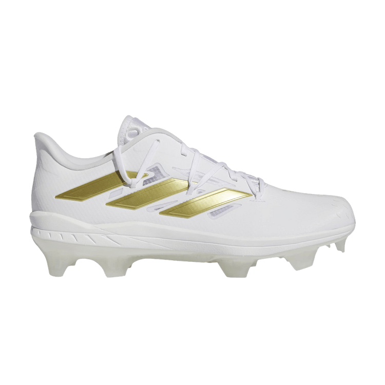 Adidas Adizero Afterburner 9 TPU 'White Gold' — Cloud White/Gold Metallic/Cloud White