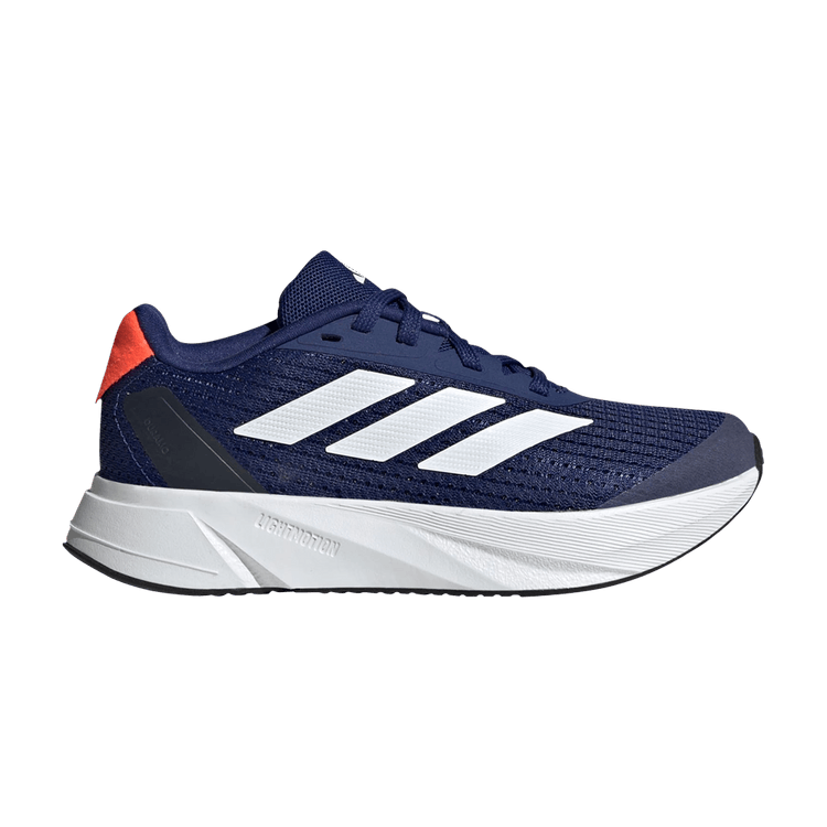 Adidas Duramo SL J 'Navy Solar Red' — Cloud White/Cloud White/Solar Red