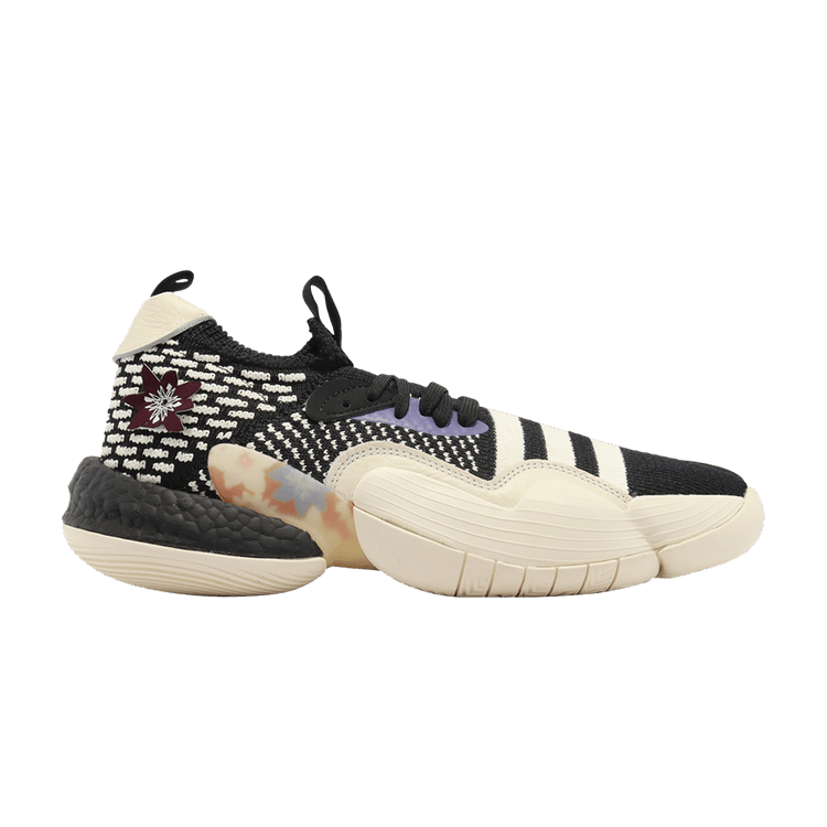 adidas Trae Young 2 'Flowers' — Core Black/Core White/Semi Mint Rush