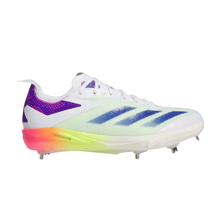 adidas Adizero Electric+ 'Warp Speed' — Cloud White/Lucid Blue/Lucid Pink
