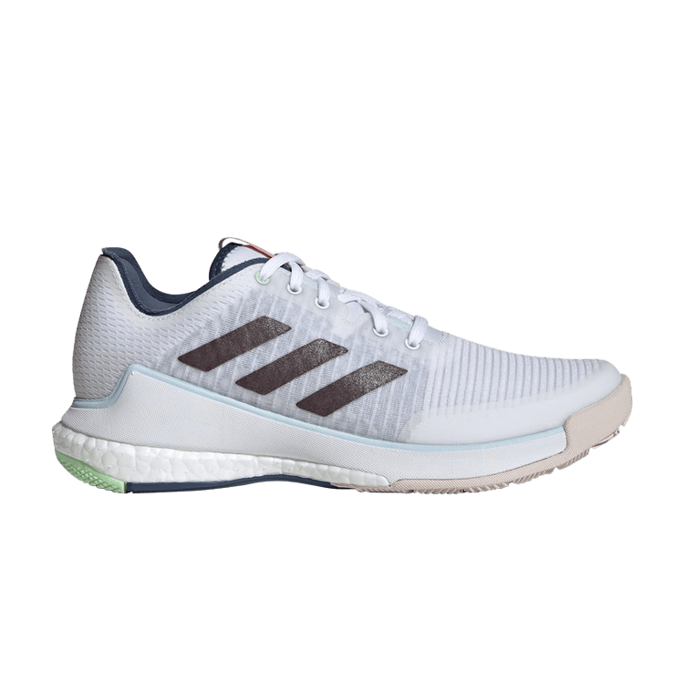 Adidas Wmns Crazyflight 'White Aurora Metallic' — Cloud White/Aurora Metallic/Bright Red