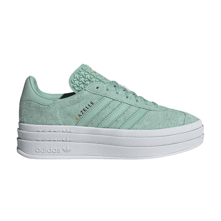 Adidas Wmns Gazelle Bold 'Hazy Green' — Hazy Green/Hazy Green/Cloud White