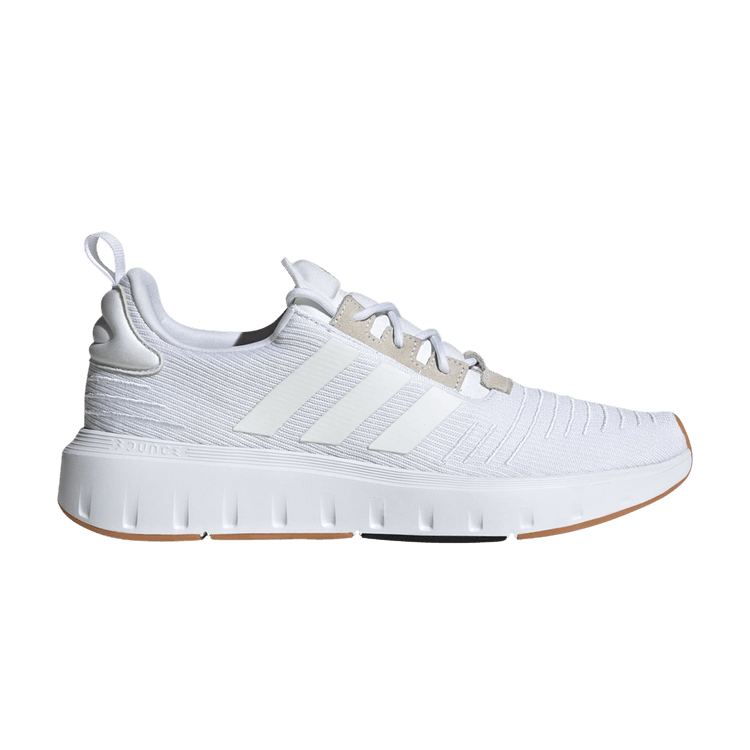 adidas Swift Run 'White Gum' — Cloud White/Cloud White/Core Black