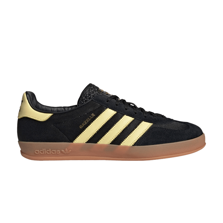 adidas Gazelle Indoor 'Black Almost Yellow Gum' — Core Black/Almost Yellow/Gum