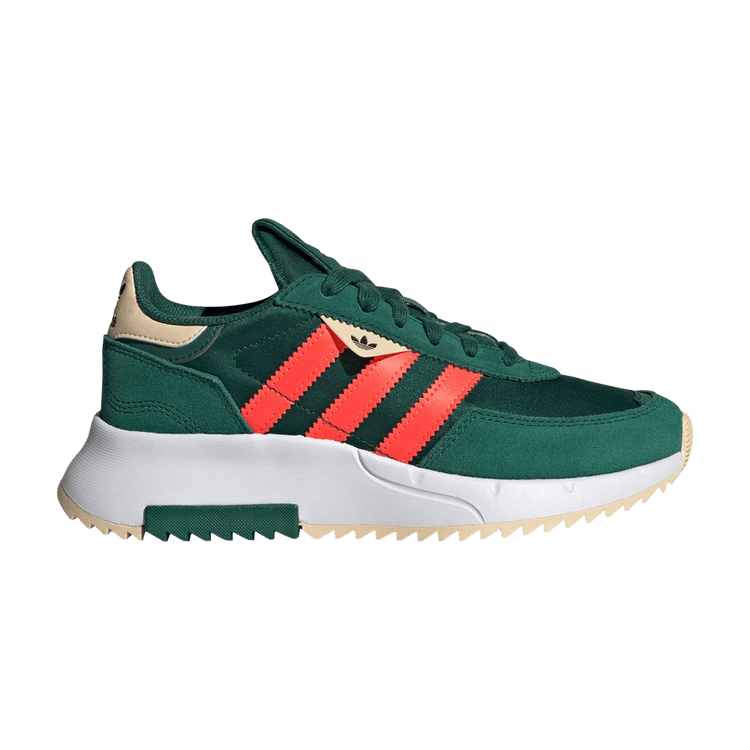 Adidas Retropy F2 Big Kid 'Collegiate Green Solar Red' — Collegiate Green/Solar Red/Cloud White