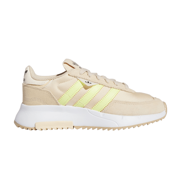 Adidas Retropy F2 Big Kid 'Sand Strata Pulse Yellow' — Sand Strata/Pulse Yellow/Cloud White