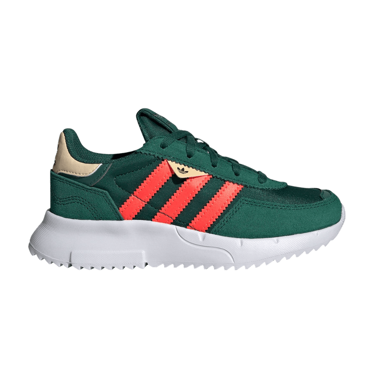 Adidas Retropy F2 Little Kid 'Collegiate Green Solar Red' — Collegiate Green/Solar Red/Cloud White