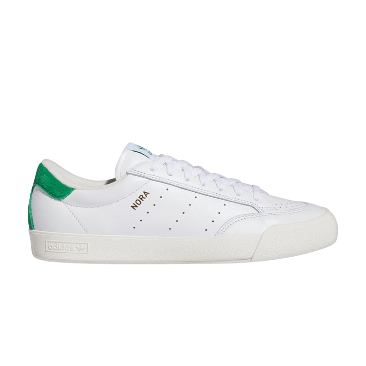 Adidas Nora 'Cloud White Green' — Cloud White/Cloud White/Chalk White