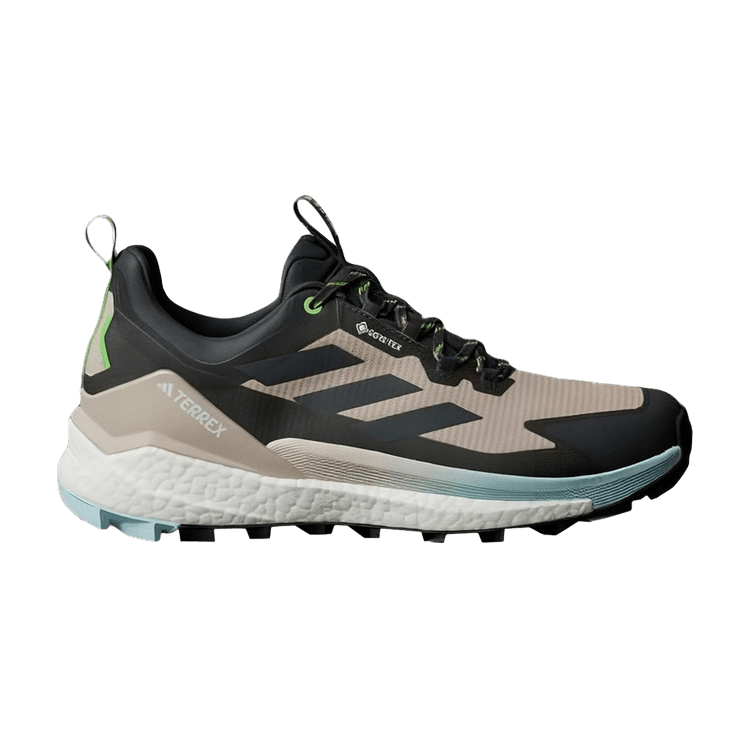 adidas Terrex Free Hiker 2.0 Low GORE-TEX 'Semi Flash Aqua Lime' — Black/Grey/Turquoise