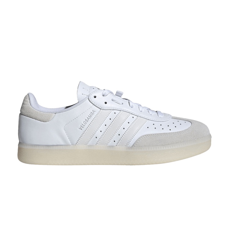 adidas Velosamba Leather 'Crystal White' — Cloud White/Cloud White/Crystal White