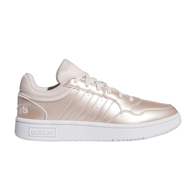 Adidas Wmns Hoops 3.0 'Metallic Putty Mauve' — Cloud White/Putty Mauve/Putty Mauve