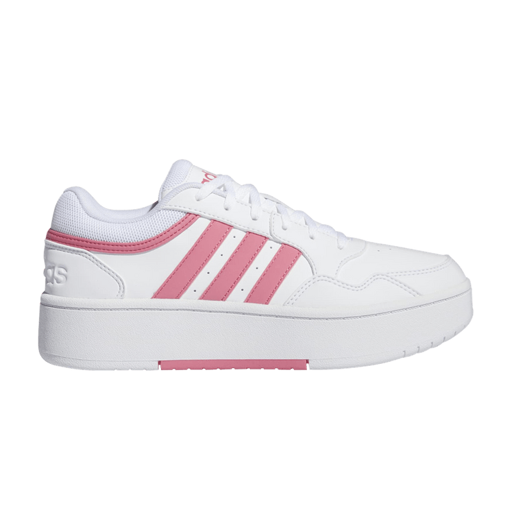 Adidas Wmns Hoops 3.0 Bold Low 'White Pink Fusion' — Cloud White/Pink Fusion/Pink Fusion