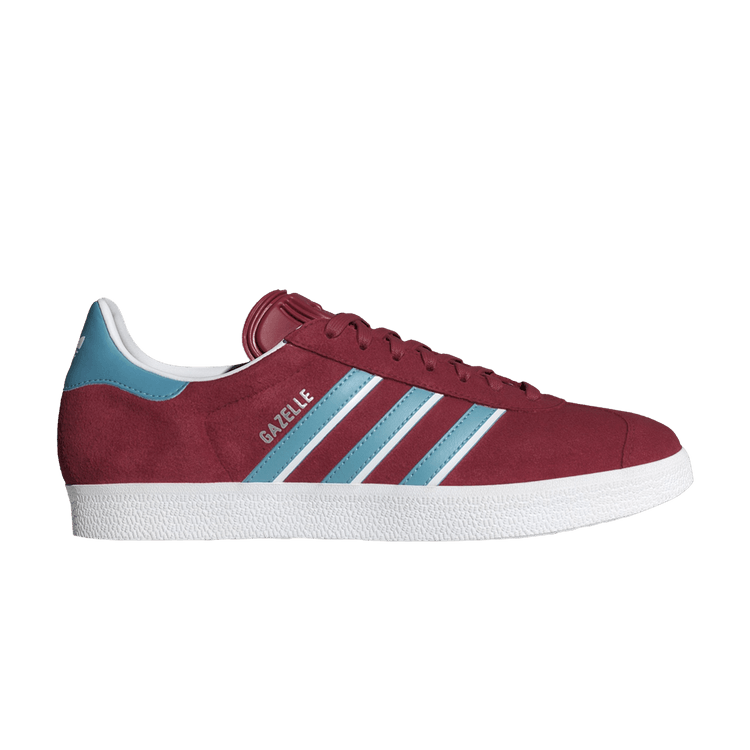 adidas Gazelle 'Collegiate Burgundy Preloved Blue' — Collegiate Burgundy/Preloved Blue/Cloud White