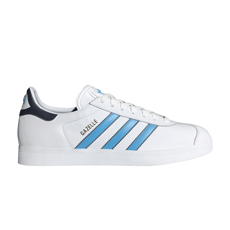 adidas Gazelle 'White Semi Blue Burst' — Cloud White/Semi Blue Burst/Night Indigo