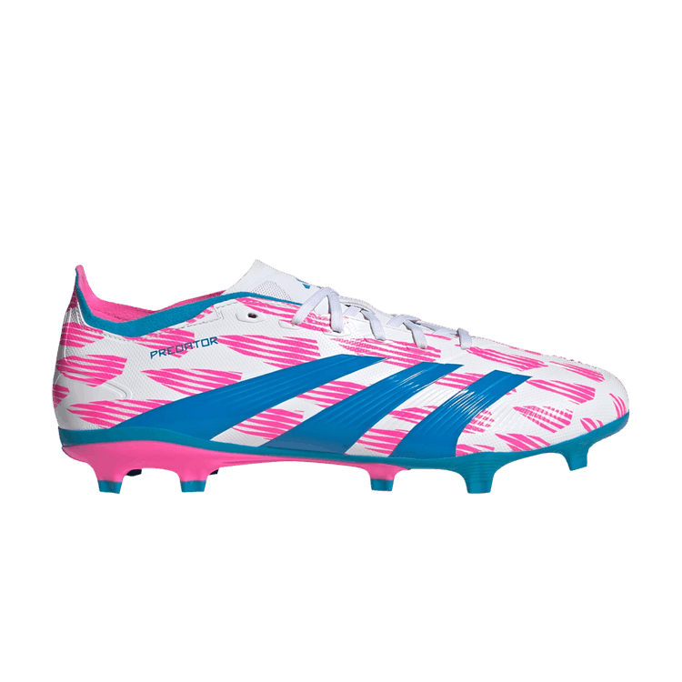 Adidas Predator League FG 'Reemergence Pack' — Cloud White/Solar Blue/Solar Pink